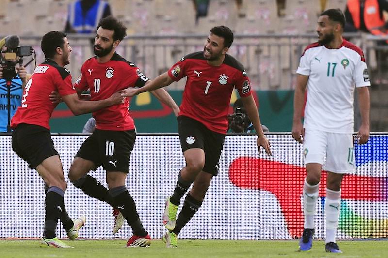المنتخب المغربي والمصري