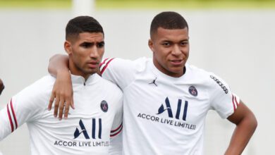 Mbappé et Hakimi