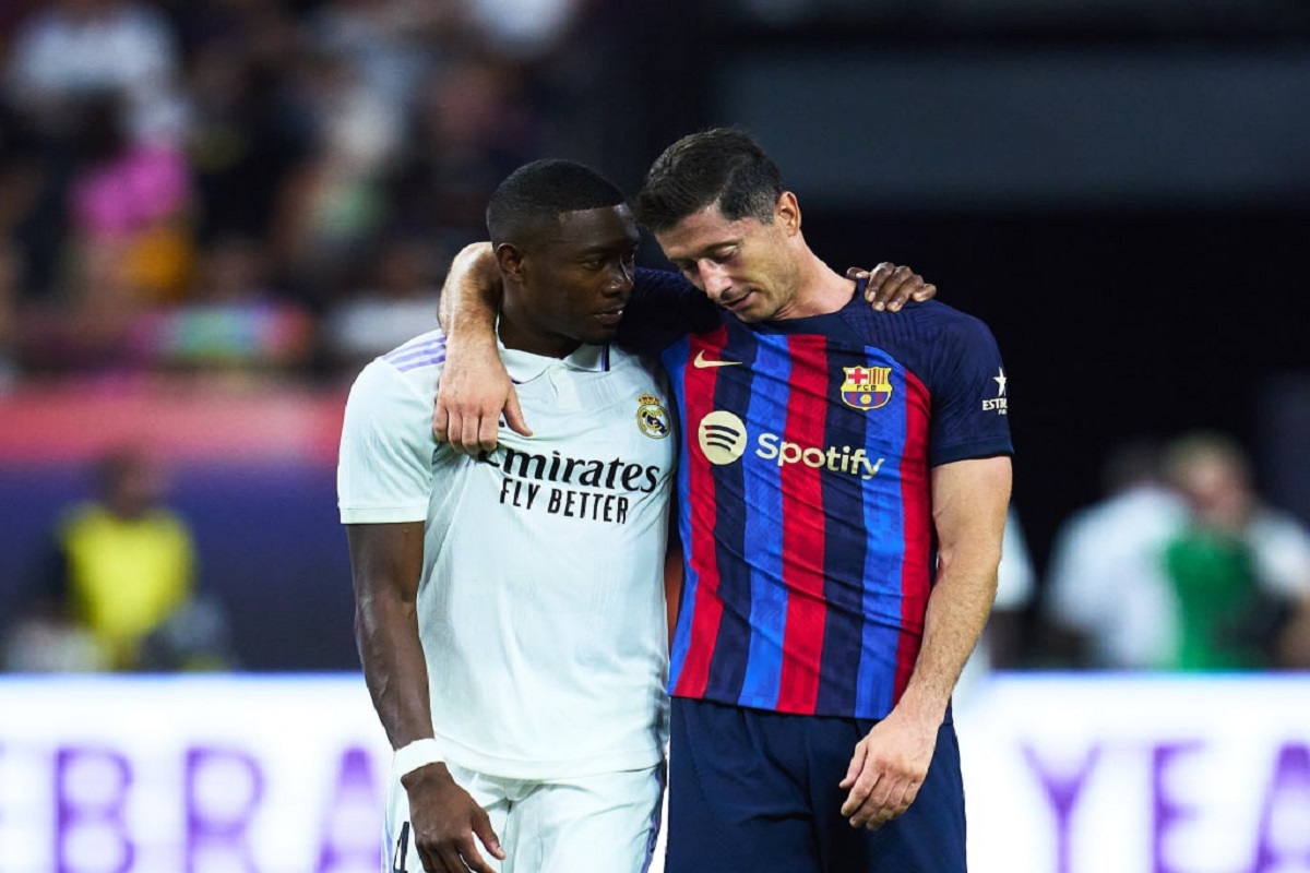 بحضور ليفاندوفسكي ورافينيا برشلونة يفوز على ريال في غياب بنزيما