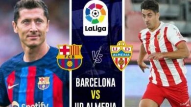 نتيجة مباراة برشلونة وألميريا في الدوري الاسباني