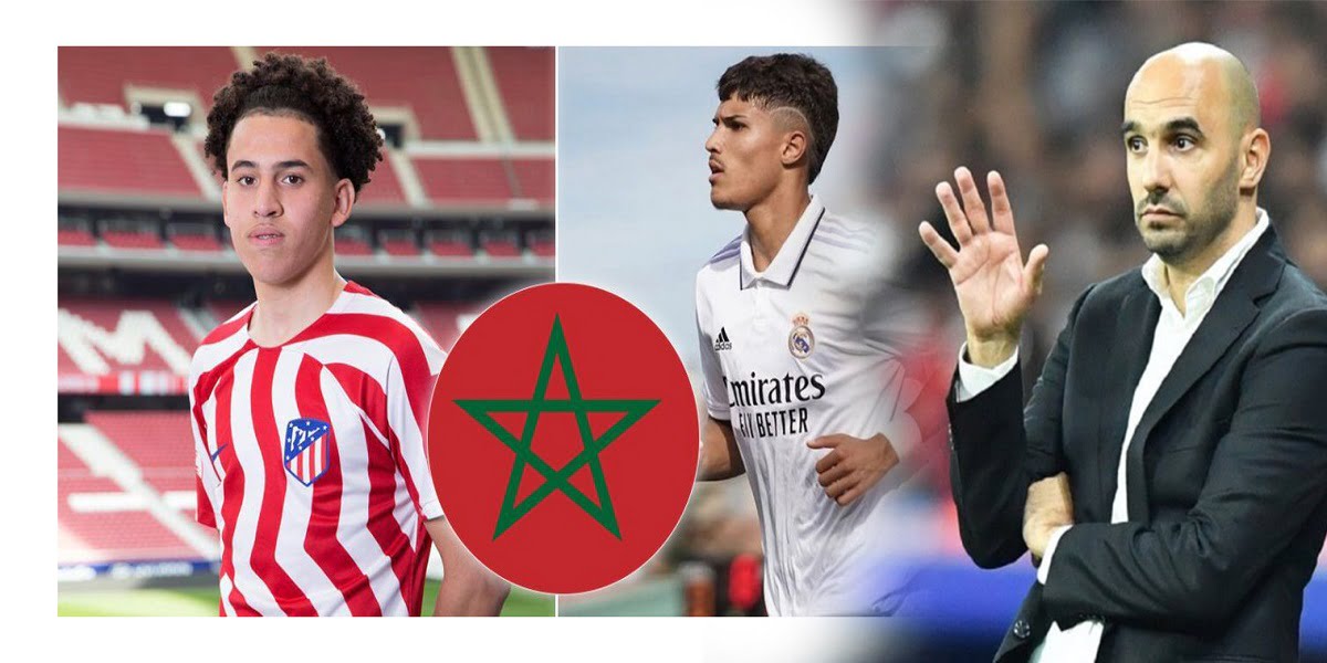 وليد الركراكي يستدعي موهبتين مغربيتين للالتحاق بتدريبات المنتخب الأول