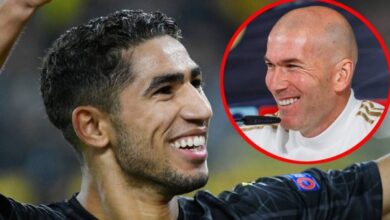 أشرف حكيمي يفاجئ زين الدين زيدان بخطوة مميزة