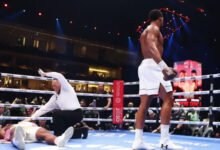 جوشوا يهزم نغانو بالضربة القاضية في نزال "Knockout Chaos" بالرياض