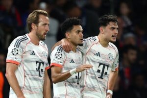 دياز يهز شباك باريس سان جيرمان بهدف مبكر في قمة دوري أبطال أوروبا