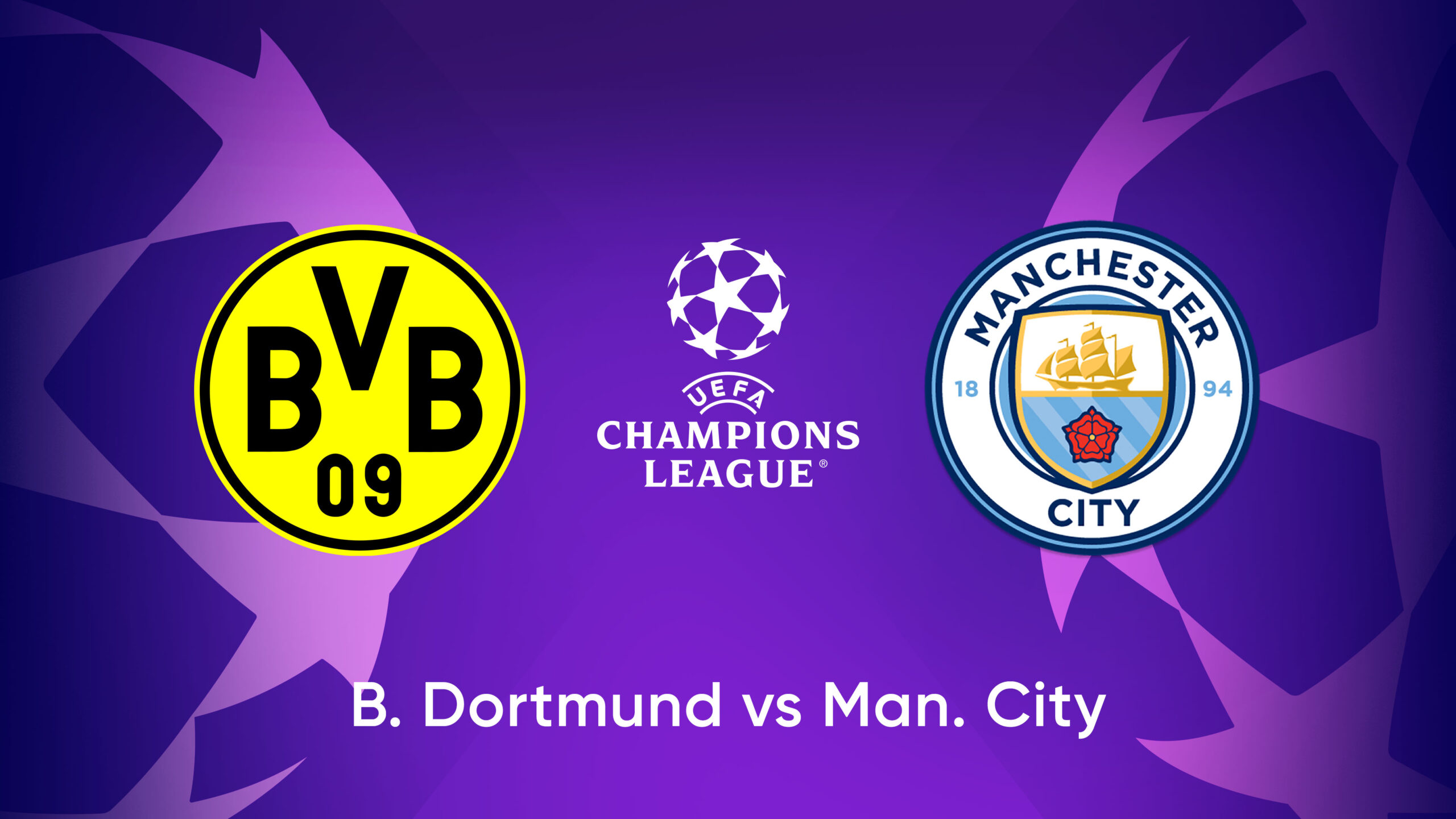 جميع القنوات المفتوحة الناقلة لمباراة مانشستر سيتي ضد بوروسيا دورتموند اليوم