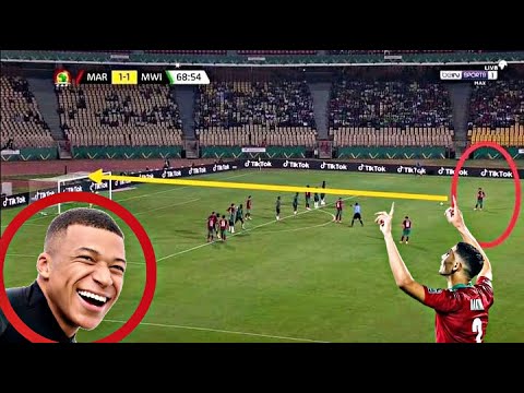 كواترو | ردة فعل مبابي على هدف أشرف حكيمي العالمي ضد مالاوي