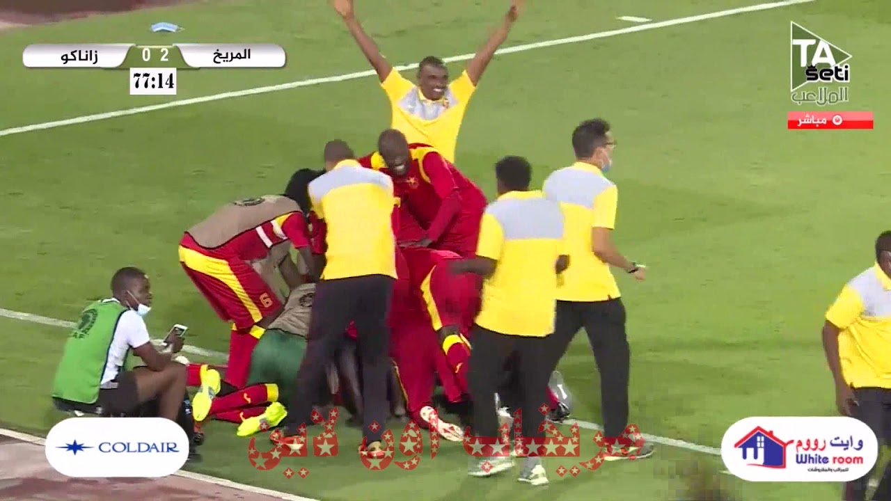 ثلاثية المريخ في مباراته ضد زاناكو الزامبي في الدور 32 من ابطال افريقيا 2021