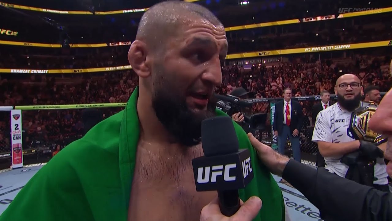 UFC 319: Khamzat Chimaev vs. Dricus du Plessis - Post Fight Interview
