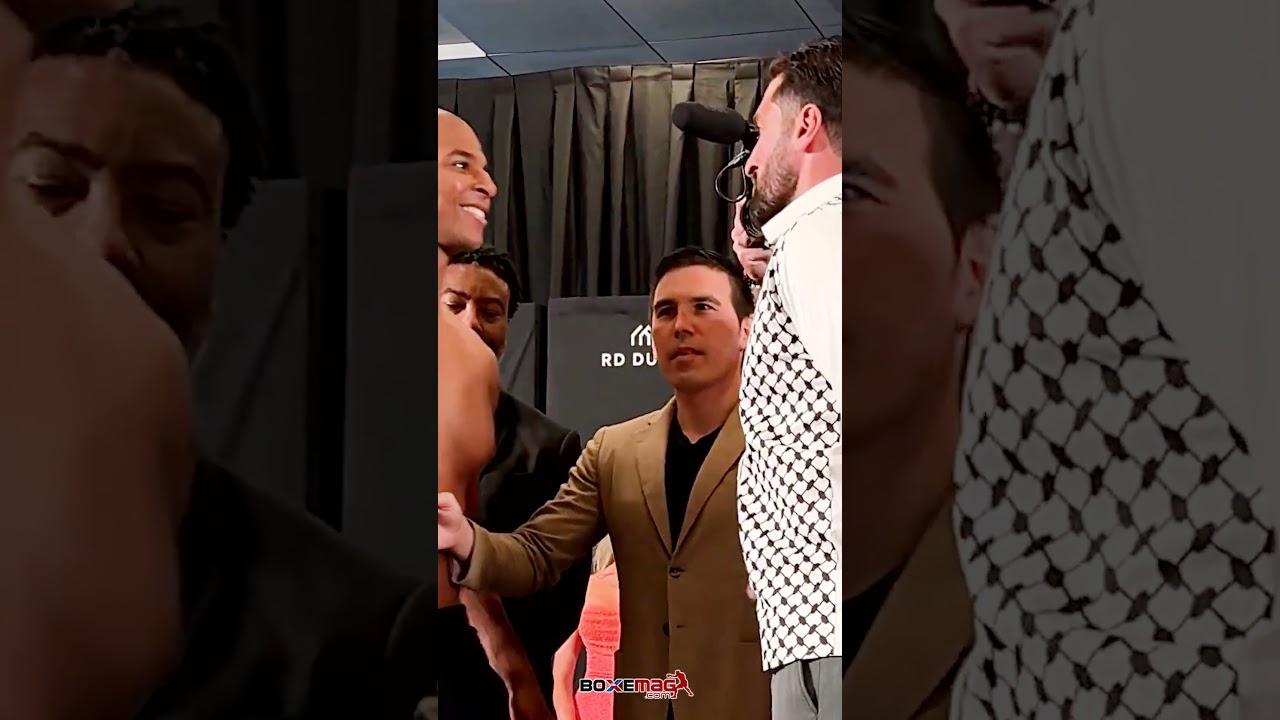 😲😲 Grosse embrouille entre Jamal Ben Saddik et Levi Rigters à la pesée du #GLORY103