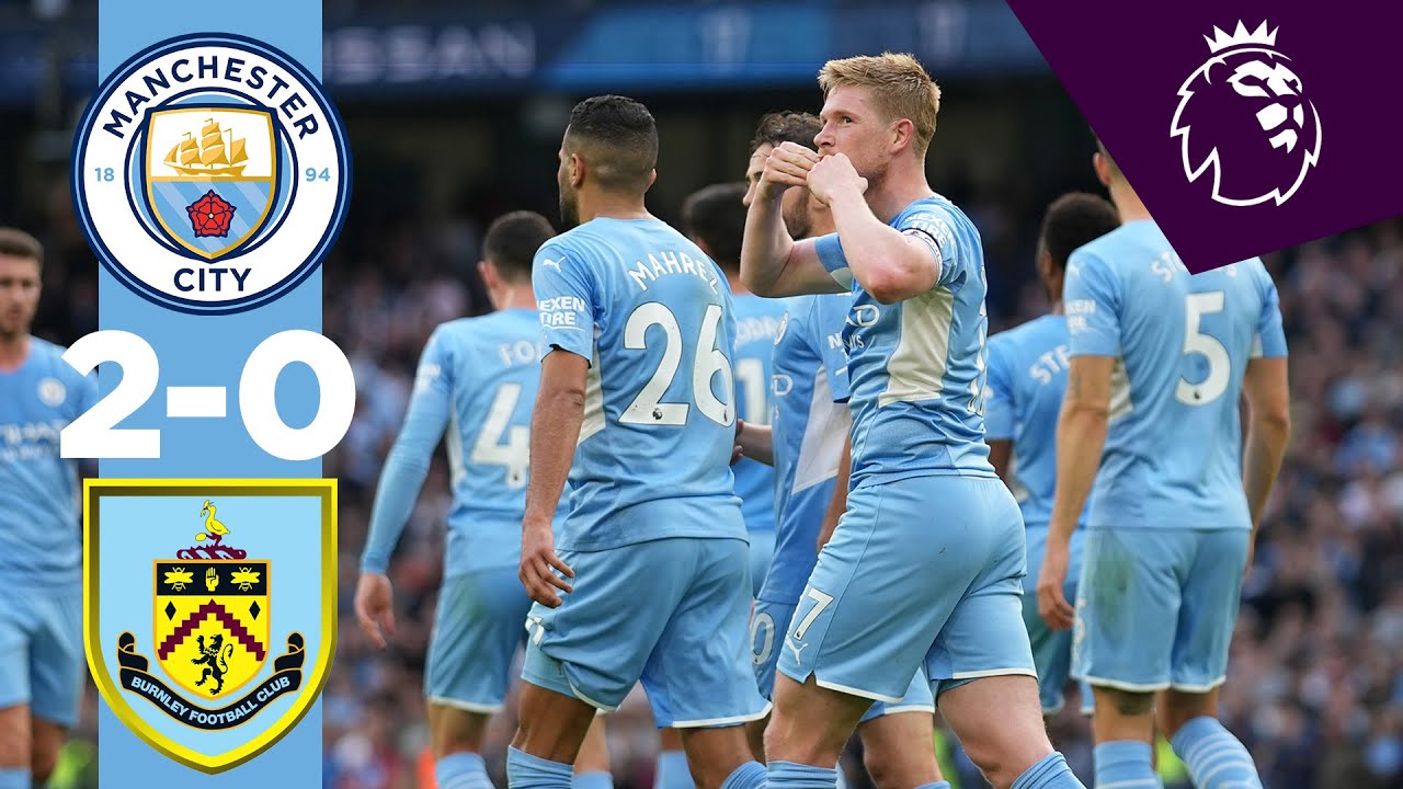 MAN CITY HIGHLIGHTS | MAN CITY 2-0 BURNLEY | BERNARDO SILVA, KEVIN DE BRUYNE | PREMIER LEAGUE
