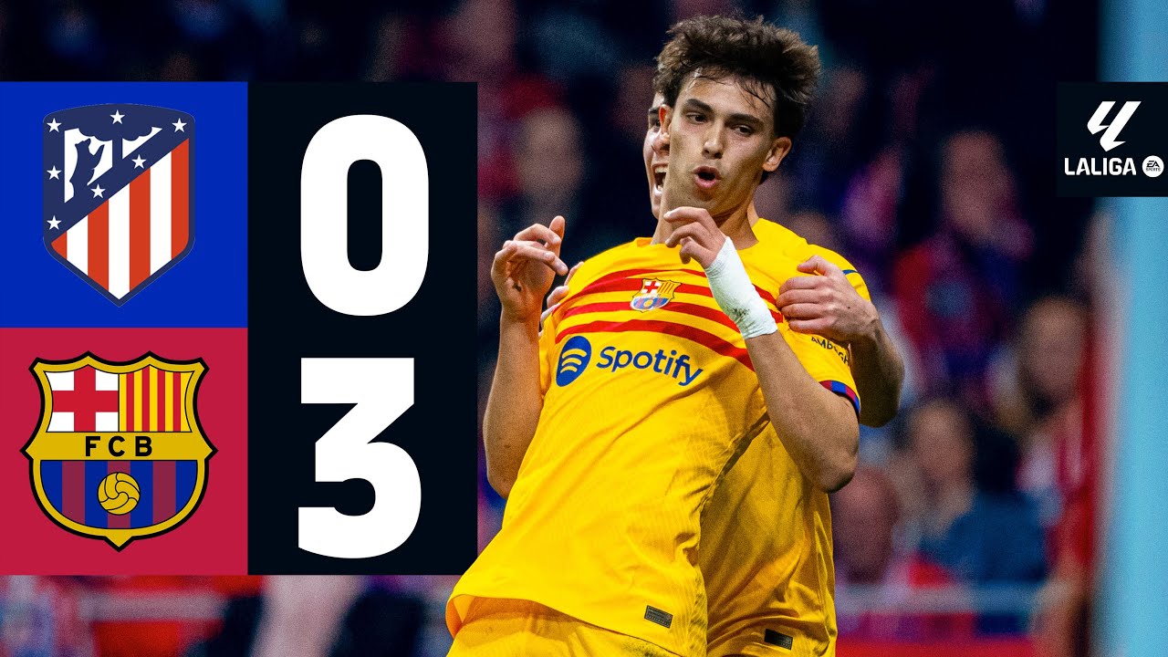 ATLETICO DE MADRID 0 vs 3 FC BARCELONA | LALIGA 2023/24 MD29