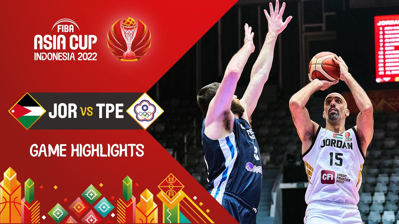 Jordan 🇯🇴 - Chinese Taipei | Basketball Highlights - #FIBAASIACUP 2022