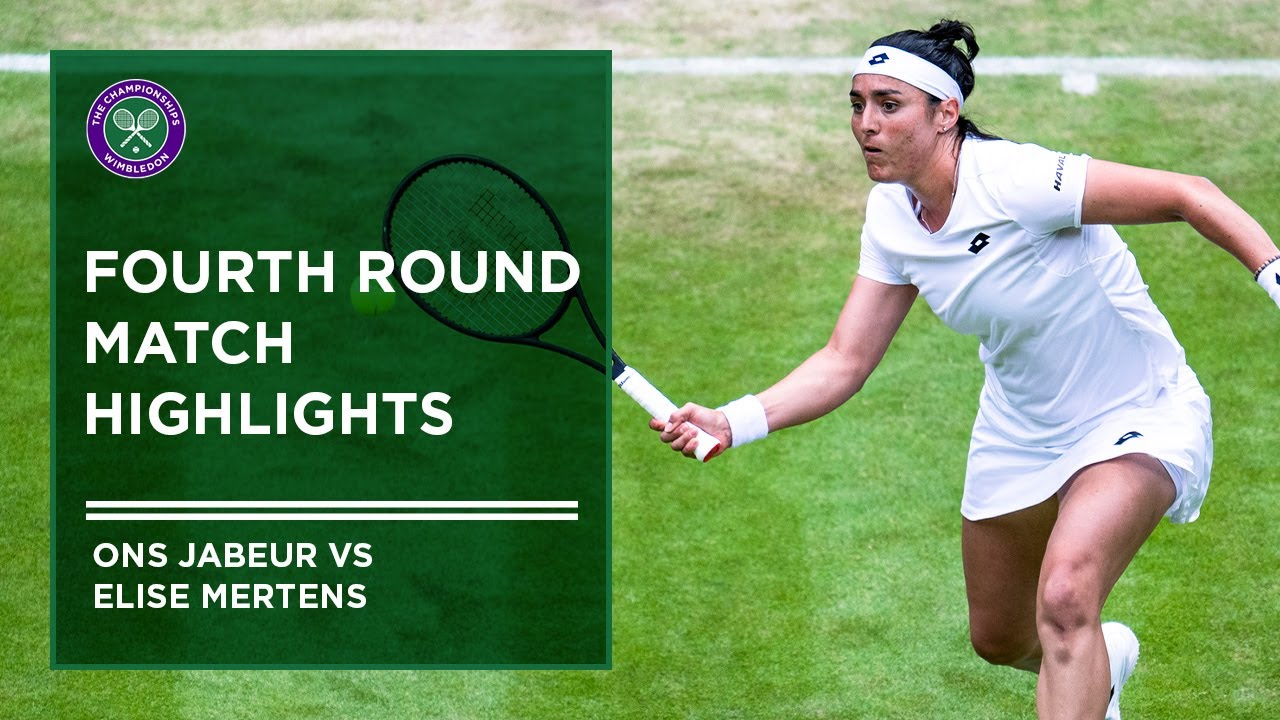 Elise Mertens vs Ons Jabeur | Match Highlights | Wimbledon 2022
