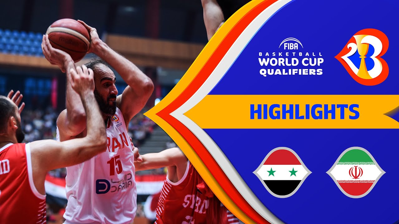 🇸🇾 SYR - 🇮🇷 IRI | Basketball Highlights - #FIBAWC 2023 Qualifiers
