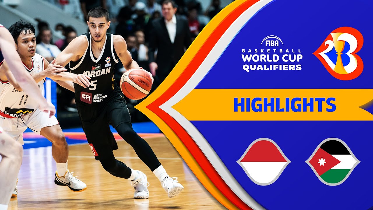 🇮🇩 INA - 🇯🇴 JOR | Basketball Highlights - #FIBAWC 2023 Qualifiers