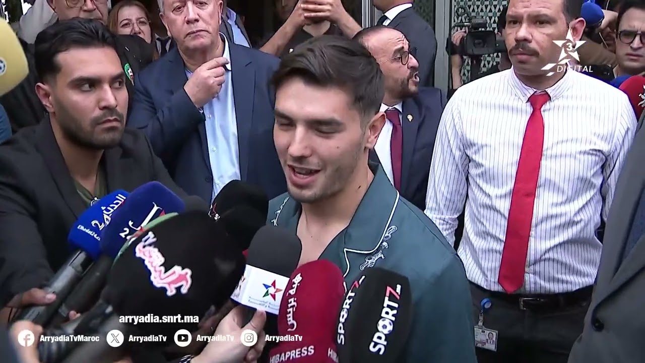 ابراهيم دياز لاعب المنتخب الوطني المغربي " أود أن أشكر جلالة الملك محمد السادس على الدعم والحب