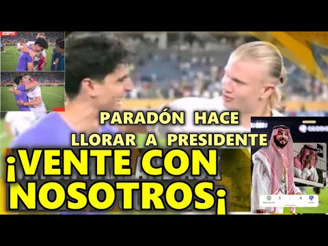 HAALAND "FICHA" a BONO PARADÓN vs CITY y PRESIDENTE AL HILAL LLORANDO MUNDIAL CLUBS