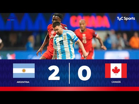 Argentina 2-0 Canadá | ARGENTINA FINALISTA | Copa América 2024