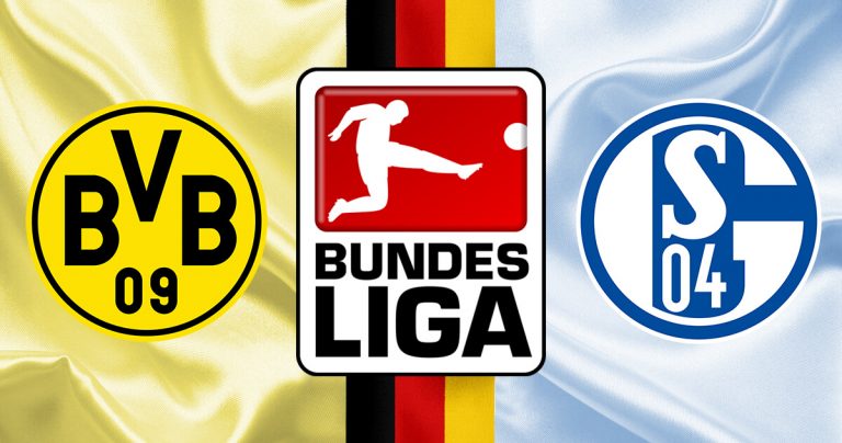 Borussia Dortmund vs FC Schalke 04 Bundesliga Logo 768x404 1