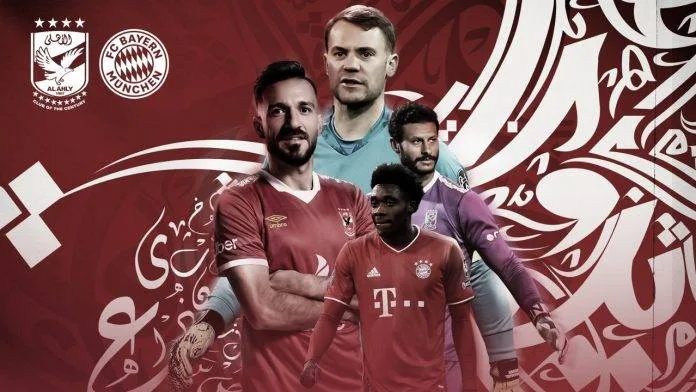 تردد القناة بين سبورت المفتوحة لمباراة الأهلي وبايرن Previous Al Ahly vs Bayern Munich way to the sextete 696x392 1