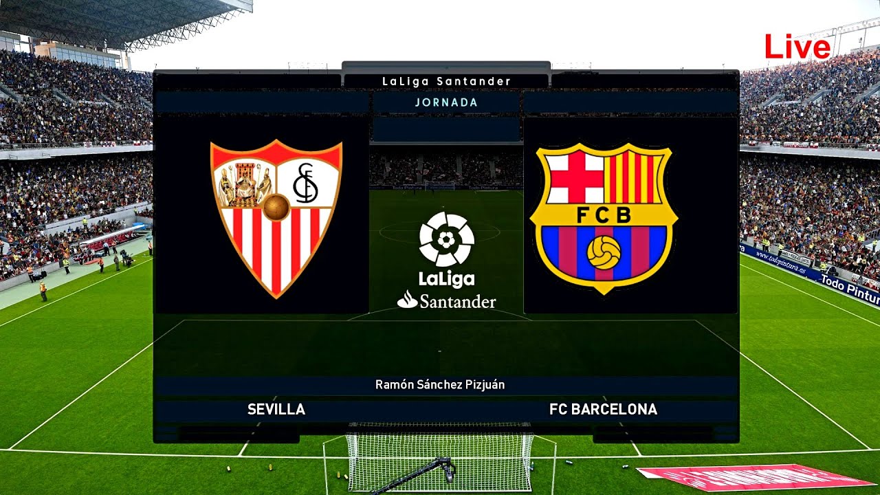 بث مباشر مباراة برشلونة وإشبيلية