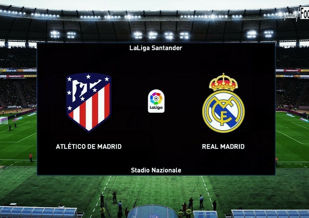 yalla shot Atletico Madrid vs Real Madrid pes