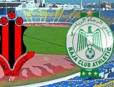 بث مباشر مباراة الرجاء وإتحاد سيدي قاسم