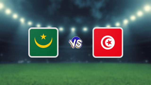 Tunisia vs Mauritania match