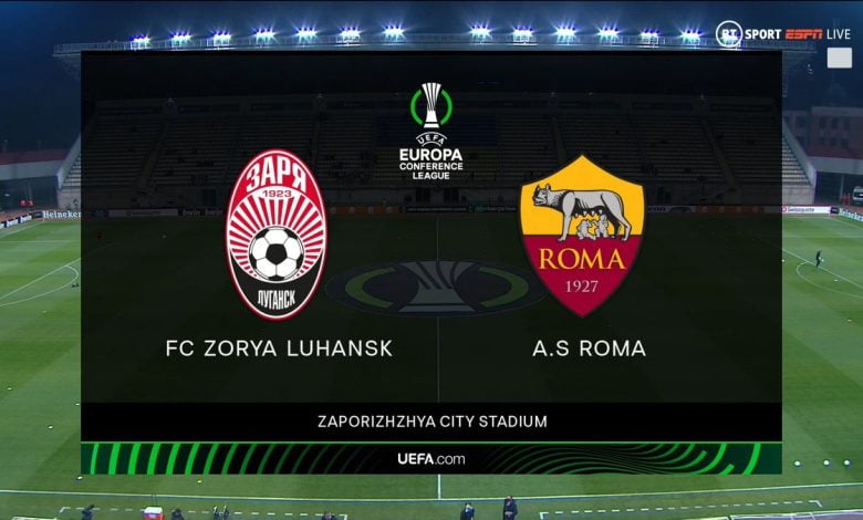 نتيجة مباراة روما وزوريا لوهانسك  في الدوري المؤتمر الاوروبي