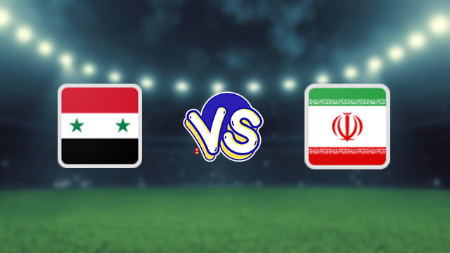 Syria vs Iran match