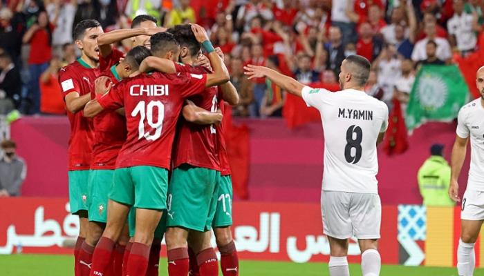 اهداف مباراة المغرب و الاردن اليوم في كاس العرب