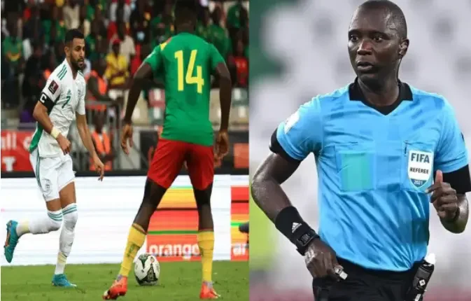 الفيفا تفاجئ الحكم الغامبي باكاري غاساما بسبب مباراة الجزائر والكاميرون 673x430 2