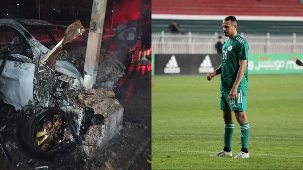بالفيديو لحظة احتراق سيارة بلال بن حمودة لاعب اتحاد العاصمة 62a3a0574c59b7337c0cca3d