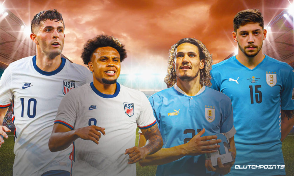 توقيت مباراة أمريكا واورجواي الودية والقنوات الناقلة USMNT Weston McKennie Christian Pulisic Federico Valverde Uruguay Edinson Cavani 1000x600 1