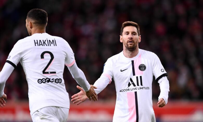 1200 L psg rennes la toile s enflamme pour la relation messi hakimi 1