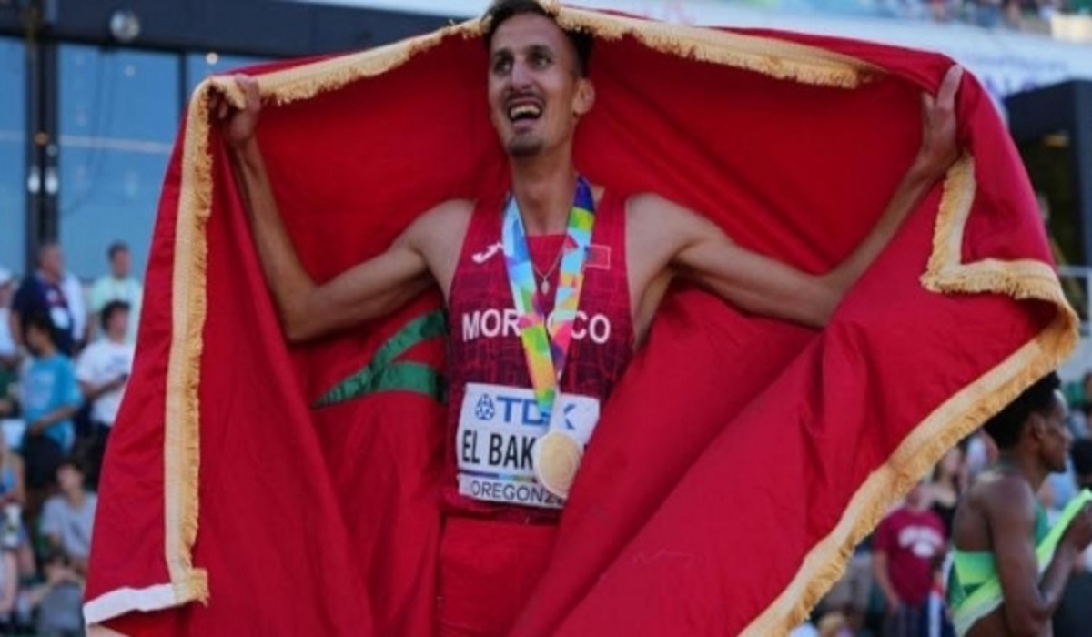 المغربي البقالي بطلا للعالم في 3000 متر موانع