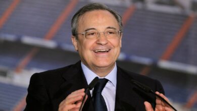 فيديو ..رئيس ريال مدريد يسخر من كريستيانو رونالدو بعد طلب عودة الى الملكي
