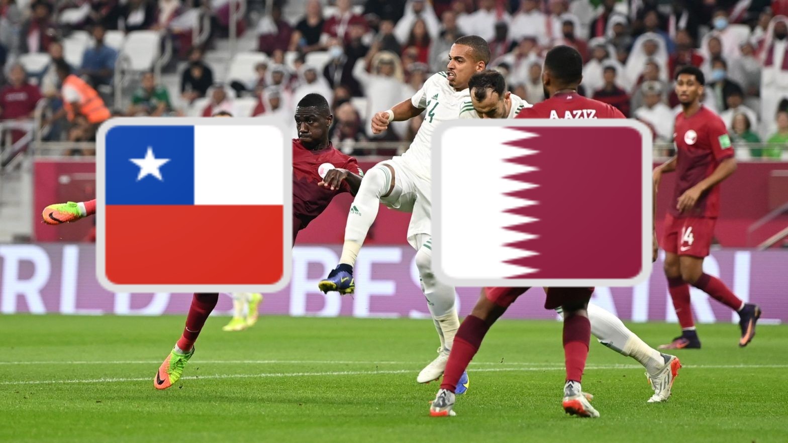 موعد مباراة قطر وتشيلي 1