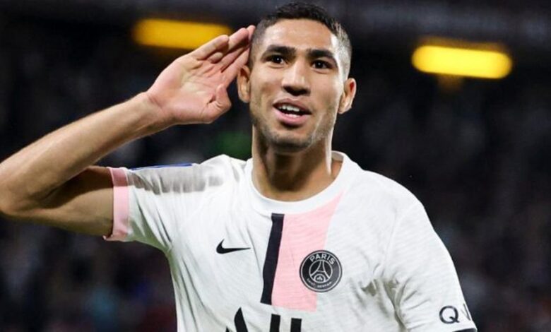 Morocco Achraf Hakimi of PSG