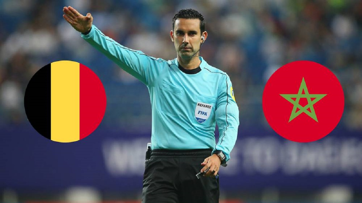 الحكم الذي سيقود مباراة المغرب وبلجيكا برسم مونديال قطر