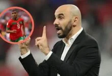 أنباء عن وجود خلاف بين مدرب الأسود الاطلس وليد الركراكي وعبد الرزاق حمد الله