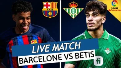القنوات المفتوحة الناقلة لمباراة برشلونة وريال بيتيس في الدوري الإسباني