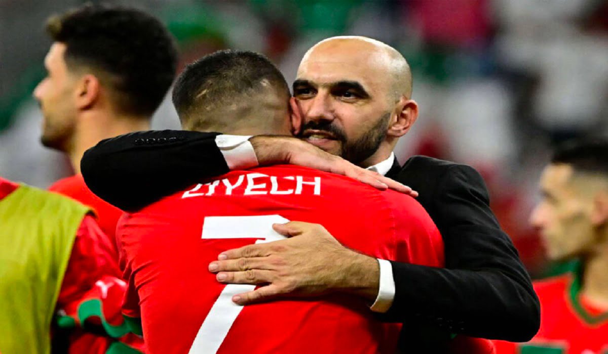 الركراكي يفاجئ المغاربة بشأن إهدار أشرف حكيمي ركلة جزاء في مباراة تنزاينا
