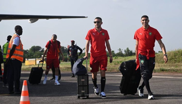 وصول المنتخب المغربي إلى أكادير استعدادًا لمواجهة أنغولا