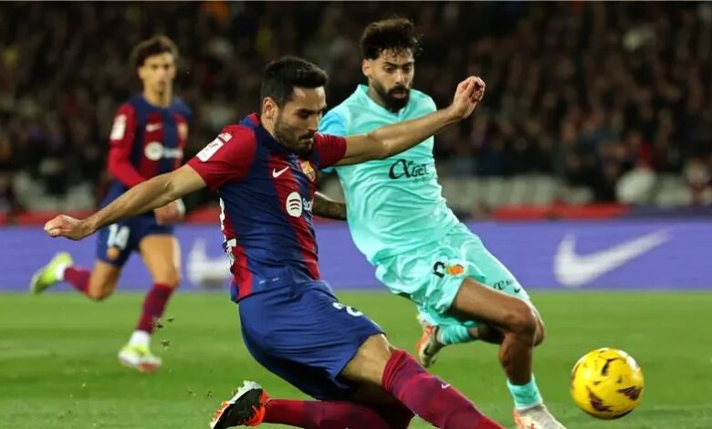 ترتيب الدوري الإسباني بعد فوز برشلونة على ريال مايوركا