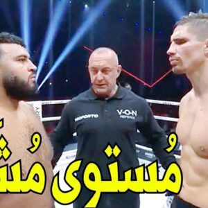 فيديو المغربي نبيل خشاب يخسر بصعوبة امام البطل الهولندي ريكو فيرهوفن - فيديو