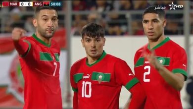 تحركات إبراهيم دياز مع المنتخب المغربي في أول لقاء له ضد منتخب أنغولا