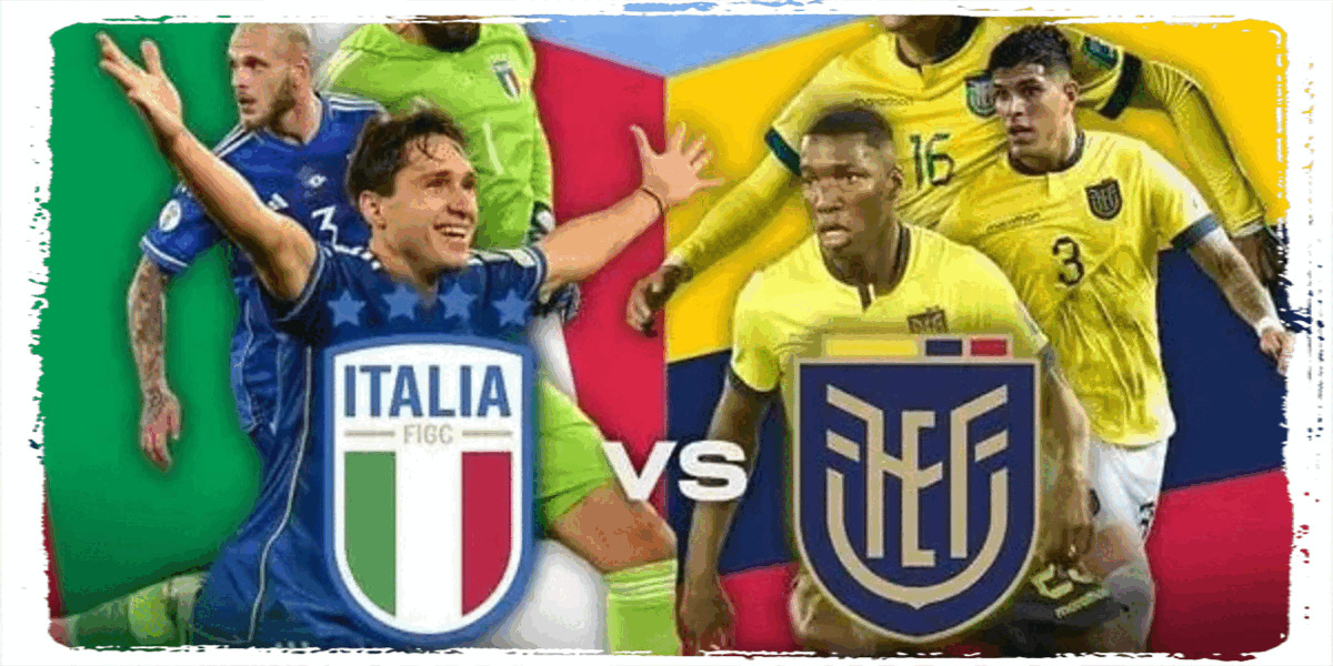 موعد مباراة إيطاليا والأكوادور والقنوات الناقلة 2024