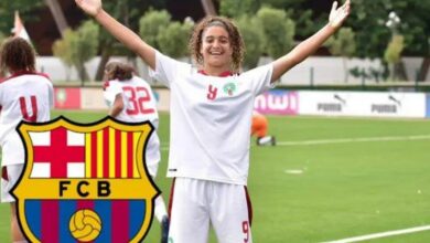 أبنة نجم المنتخب المغربي السابق توقع لنادي برشلونة الإسباني - برشلونة