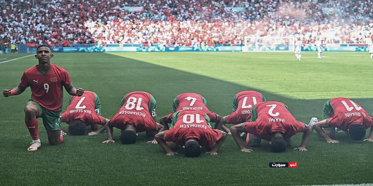 تشكيلة منتخب المغرب ضد أوكرانيا في أولمبياد باريس - تشكيلة